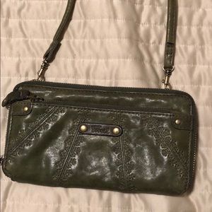 Green Fossil Clutch